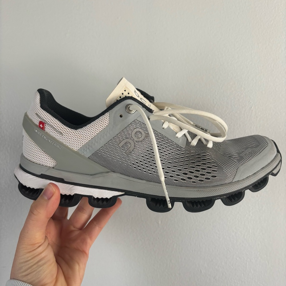 On Running Gray Cloudsurfer Running Shoes